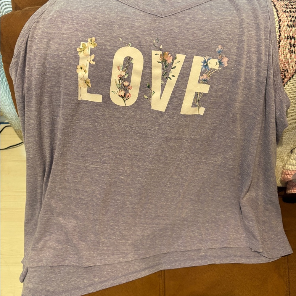 Lane Bryant lavender tank Top